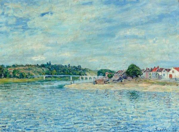 La Seine a Saint-Mammes, Alfred Sisley